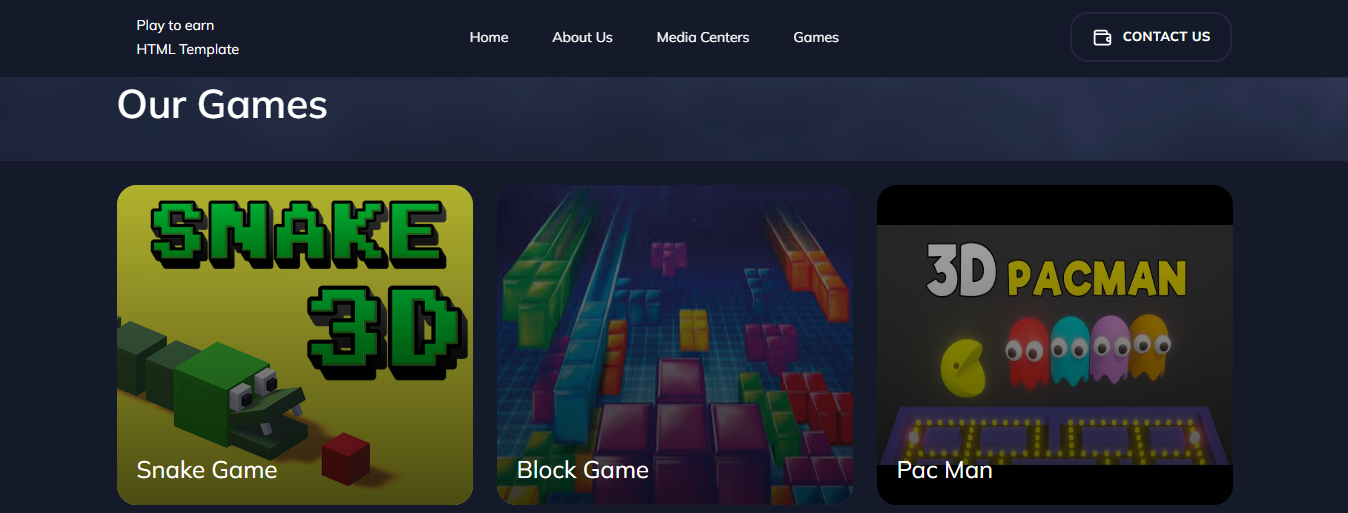 Gaming Website